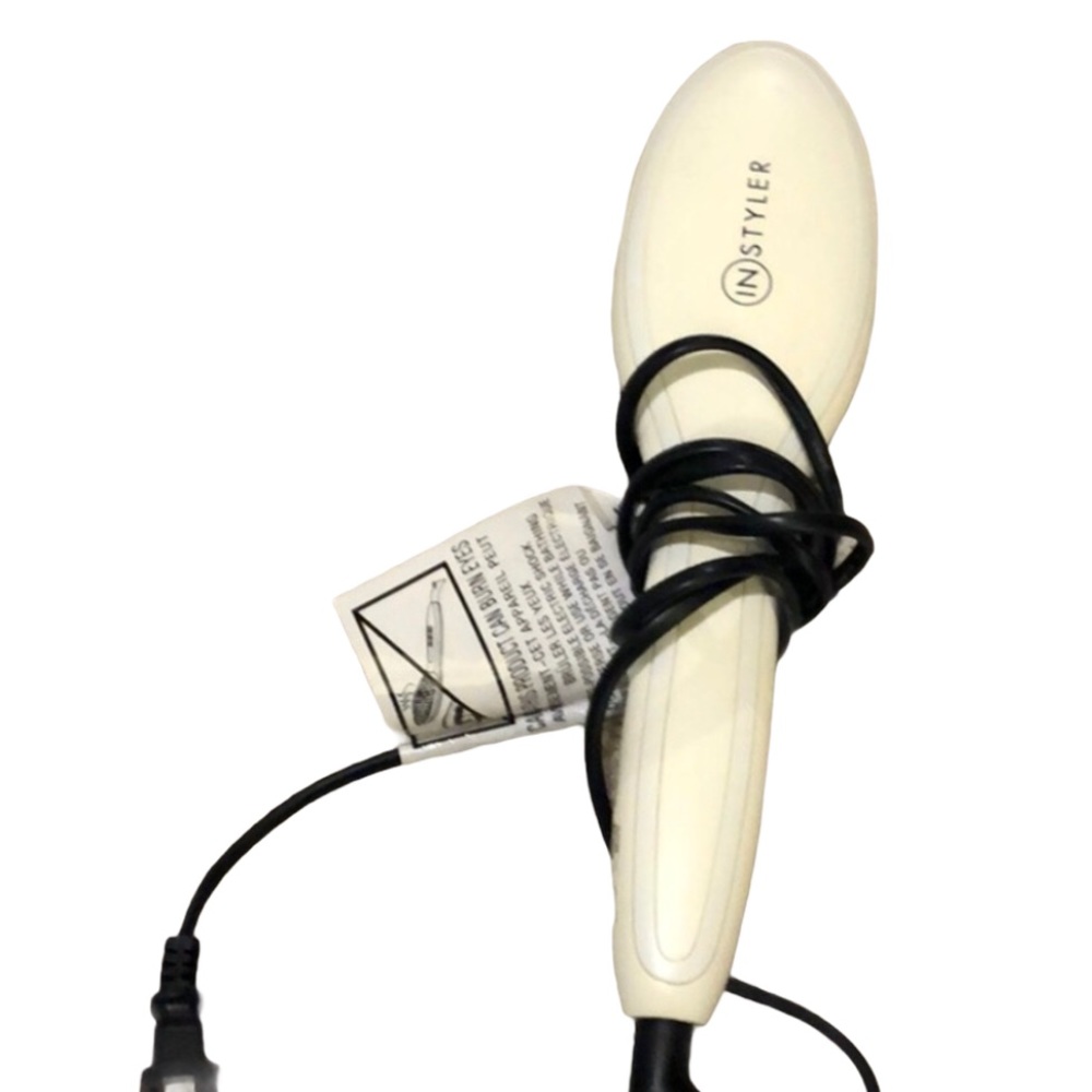 Instyler white and purple straightening brush - Picture 2 of 2